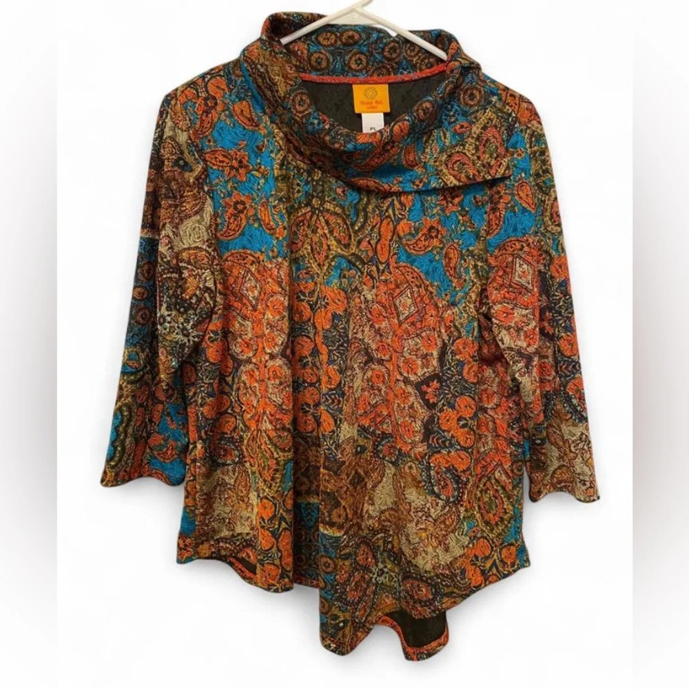 Ruby Rd Cowl Neck Blouse - Picture 1 of 5